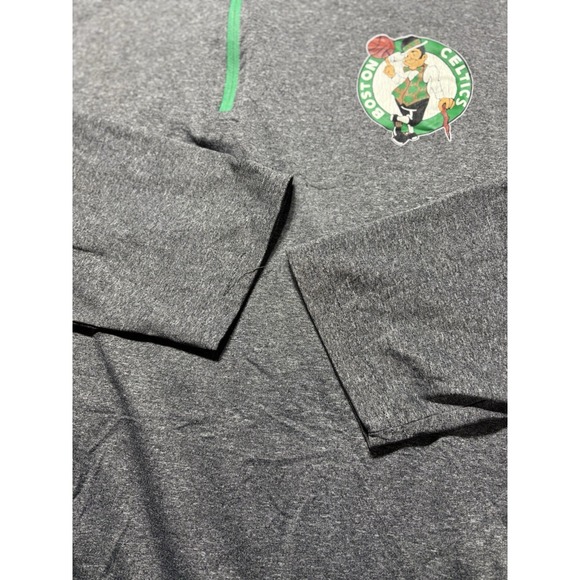 Boston Celtic Lightweight Quarter Zip Pullover - Mens Size XXL - Picture 2 of 9